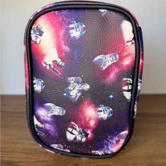 Loungefly Star Wars Galaxy Print Vanity Train Case w/ Mirror Torrid Exclusive - Picture 5 of 12